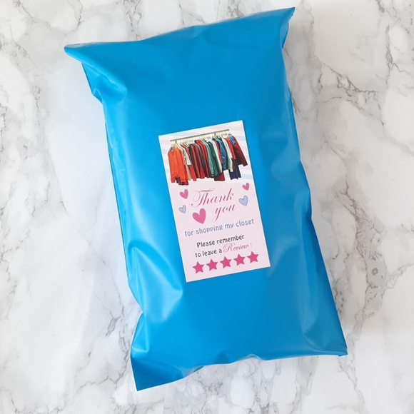 80 Customized Closet Thank you cards 3.5" x 2" - Picture 5 of 5